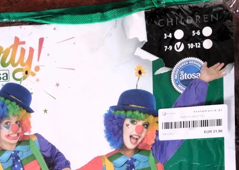 Disfraz de Carnaval Halloween 7-9 Años Payaso Accesorios – photo 7